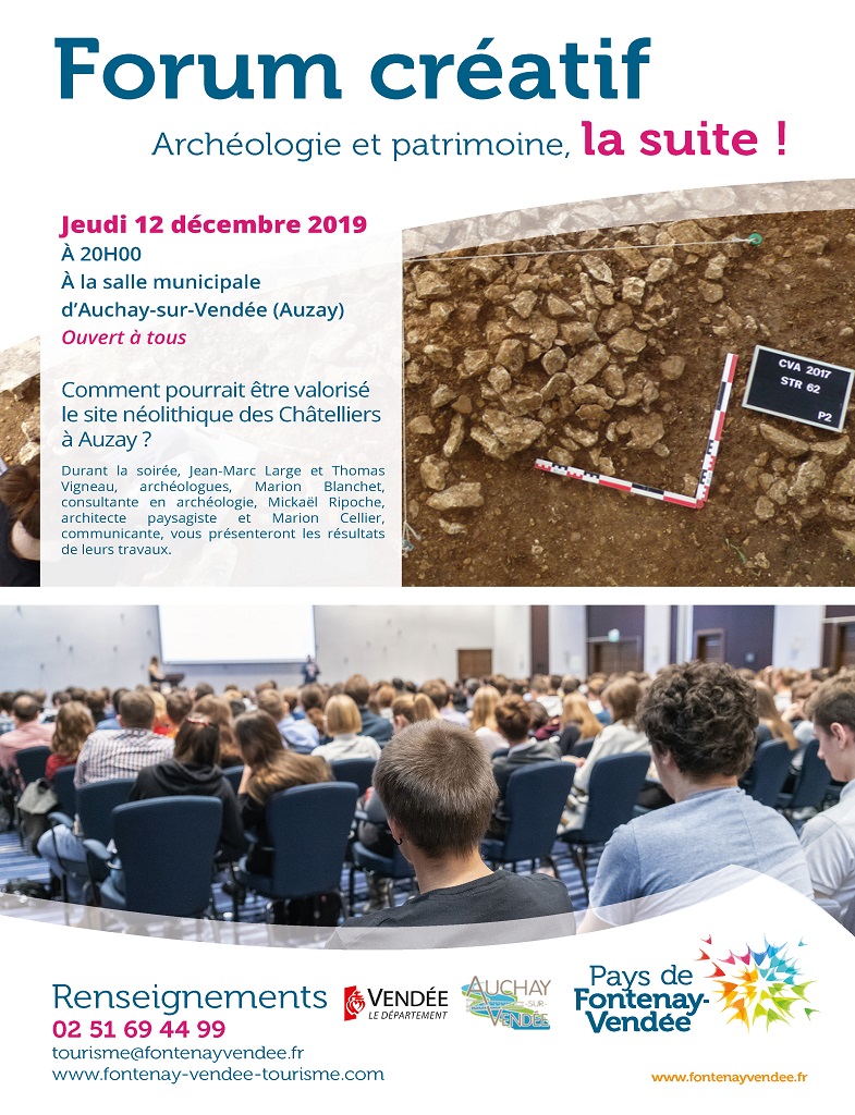 Forum-creatif-Archeologie-et-patrimoine-Auchay-sur-Vendee-Auzay-Les-Chatelliers
