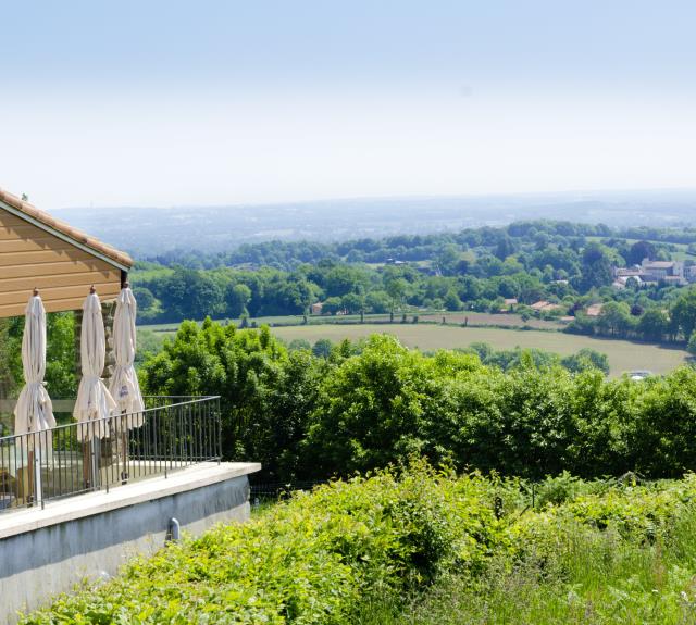 Vue de l'auberge