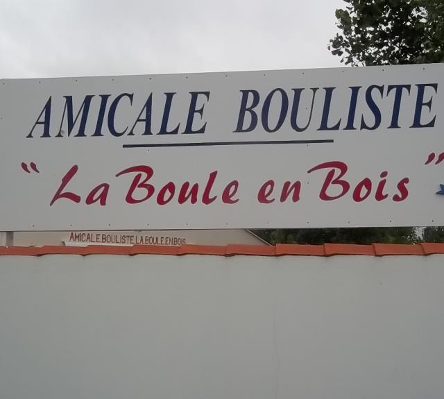 BOULODROME, BOULE EN BOIS - LOUIS BARDIN-L'AIGUILLON-LA-PRESQU'ILE