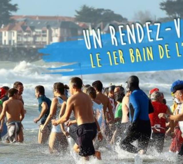 1er bain de l'année - 1er janvier