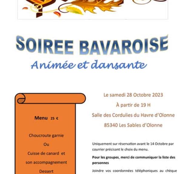 Soirée bavaroise Oktoberfest au Havre d'Olonne 85340 Les Sables d'Olonne - 2023-10-28-Soiree-bavaroise-SIT2