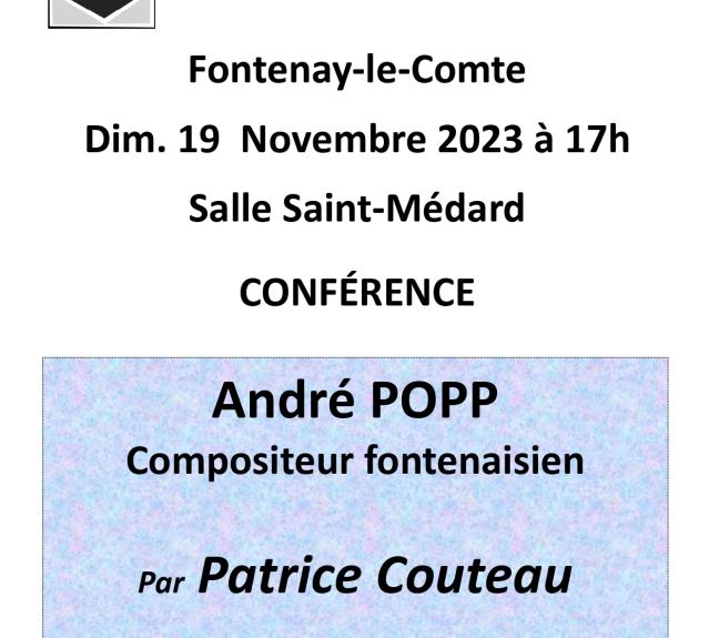 André Popp compositeur fontenaisien