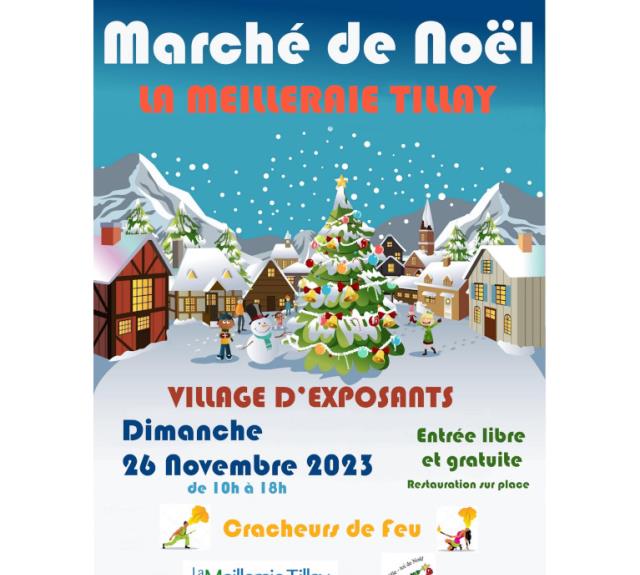2023 11 26 marché de Noël la Meilleraie Tillay