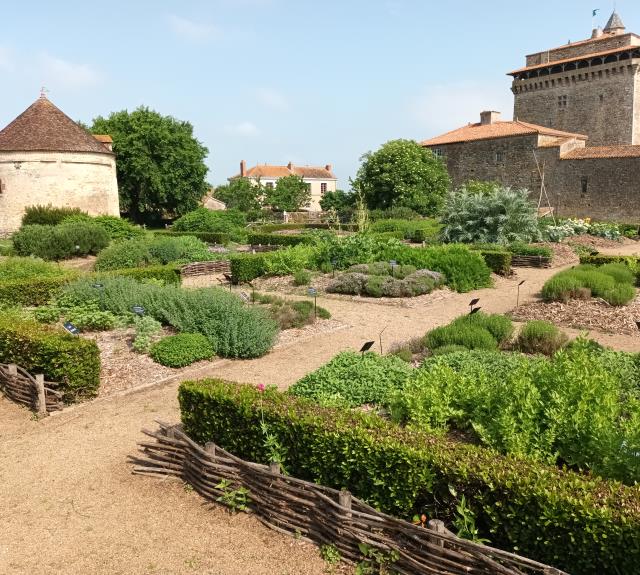 Jardin d'inspiration médiévale
