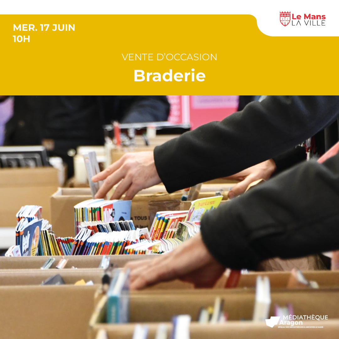 Braderie des médiathèques