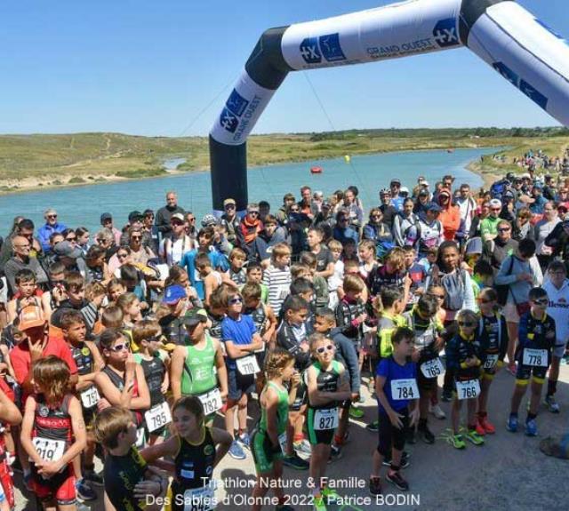 Triathlon Nature & Famille aux Sables d'Olonne - Plage des Granges - 22022-triathlon-nature-famille