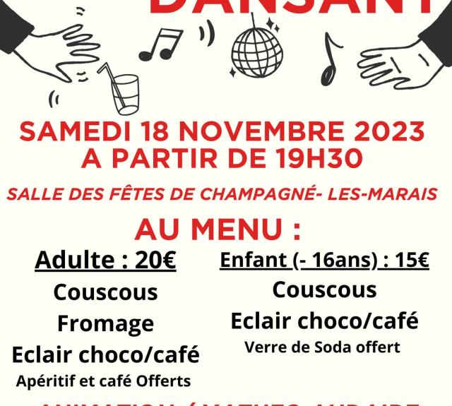 BMXclub-Champagné-les-Marais-Affiche dîner dansant