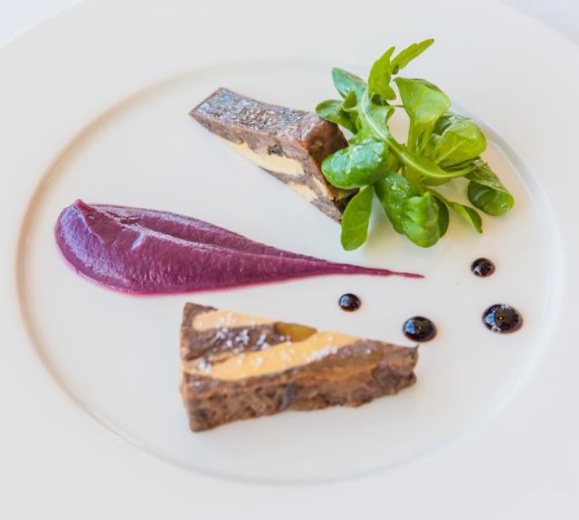 Foie gras et joue de boeuf - Restaurant Le Sloop - hôtel Atlantic - 4-Foie-Gras-Joue-de-boeuf-