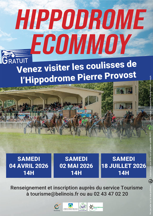Visite guidée de l&rsquo;hippodrome d&rsquo;Ecommoy