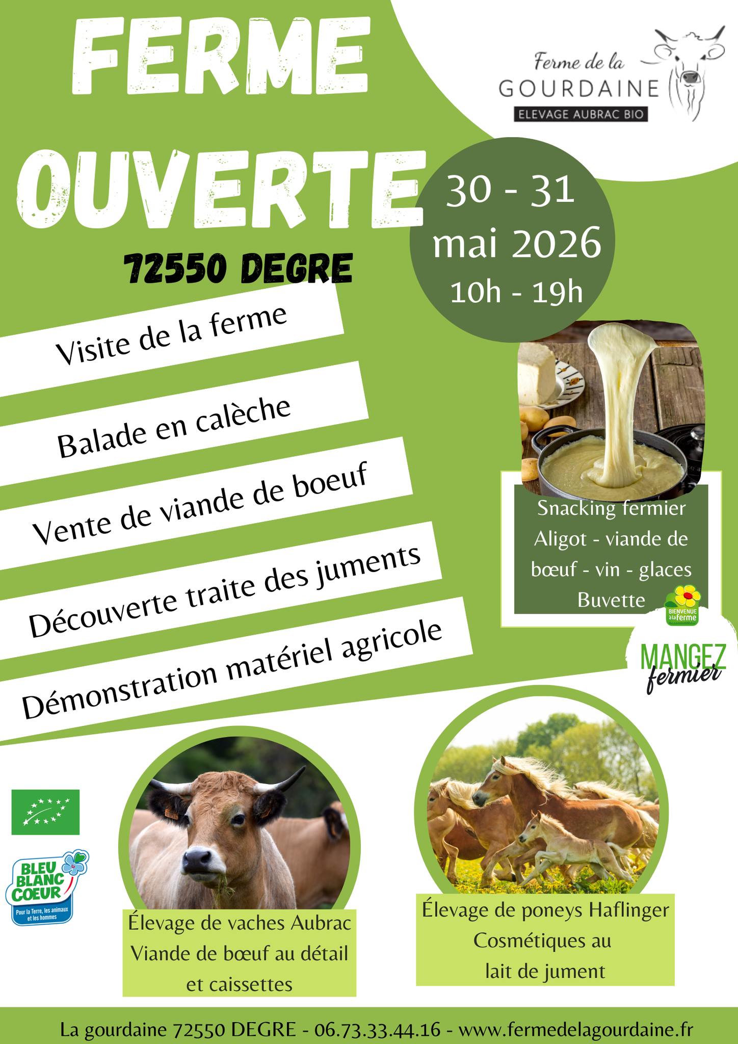 Ferme ouverte à la Ferme de la Gourdaine