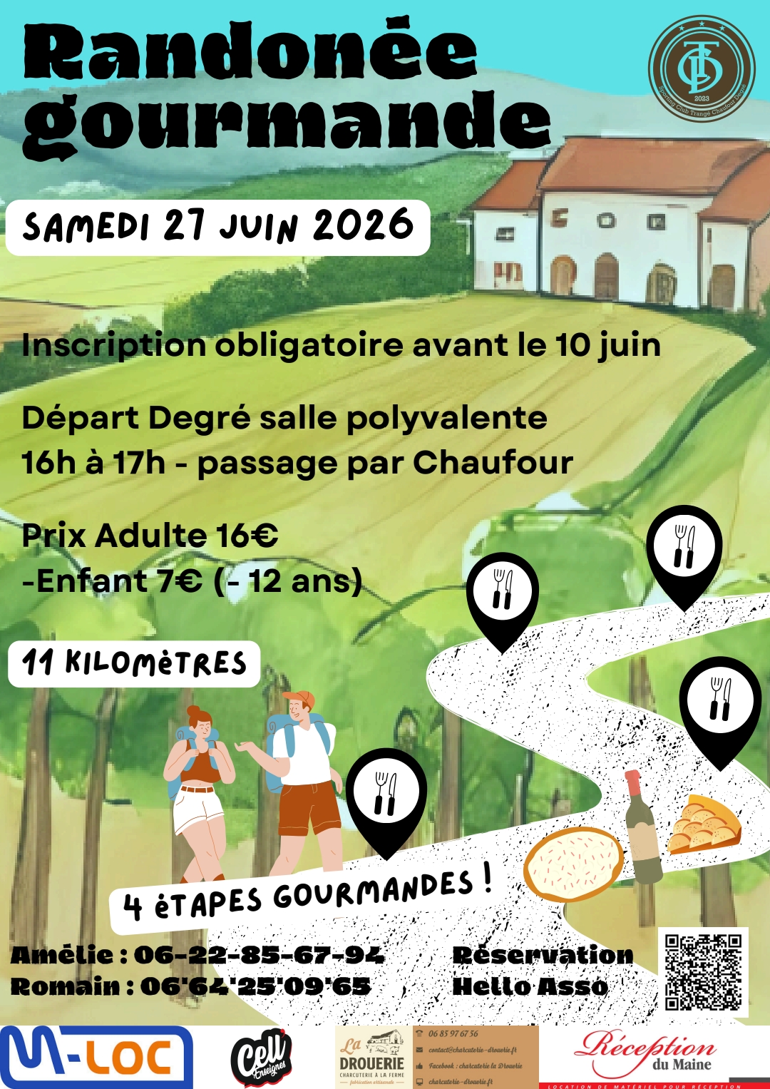 Randonnée Gourmande du Sporting Club TCD