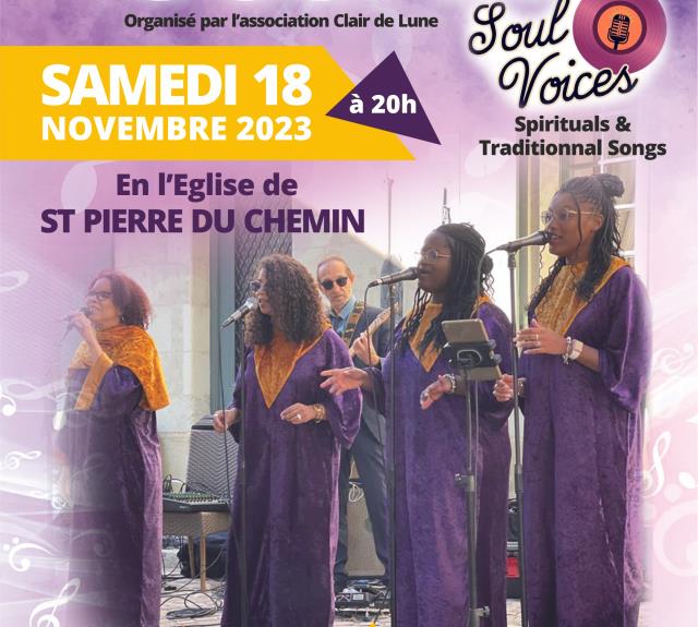 AFFICHE GOSPEL - St Pierre du Chemin - 85