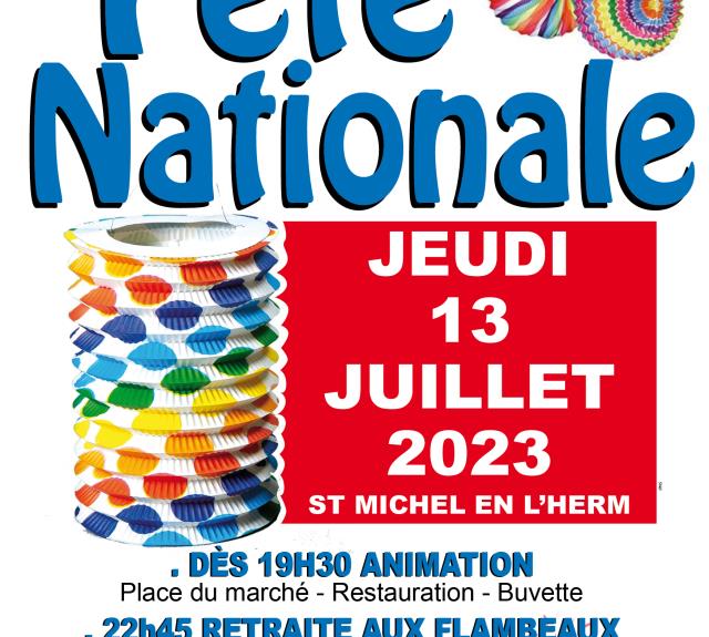 Affiche Fête Nationale 2023