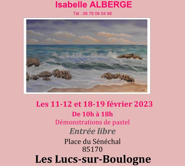 Affiche expo La Galerie du Sénéchal fév 2023
