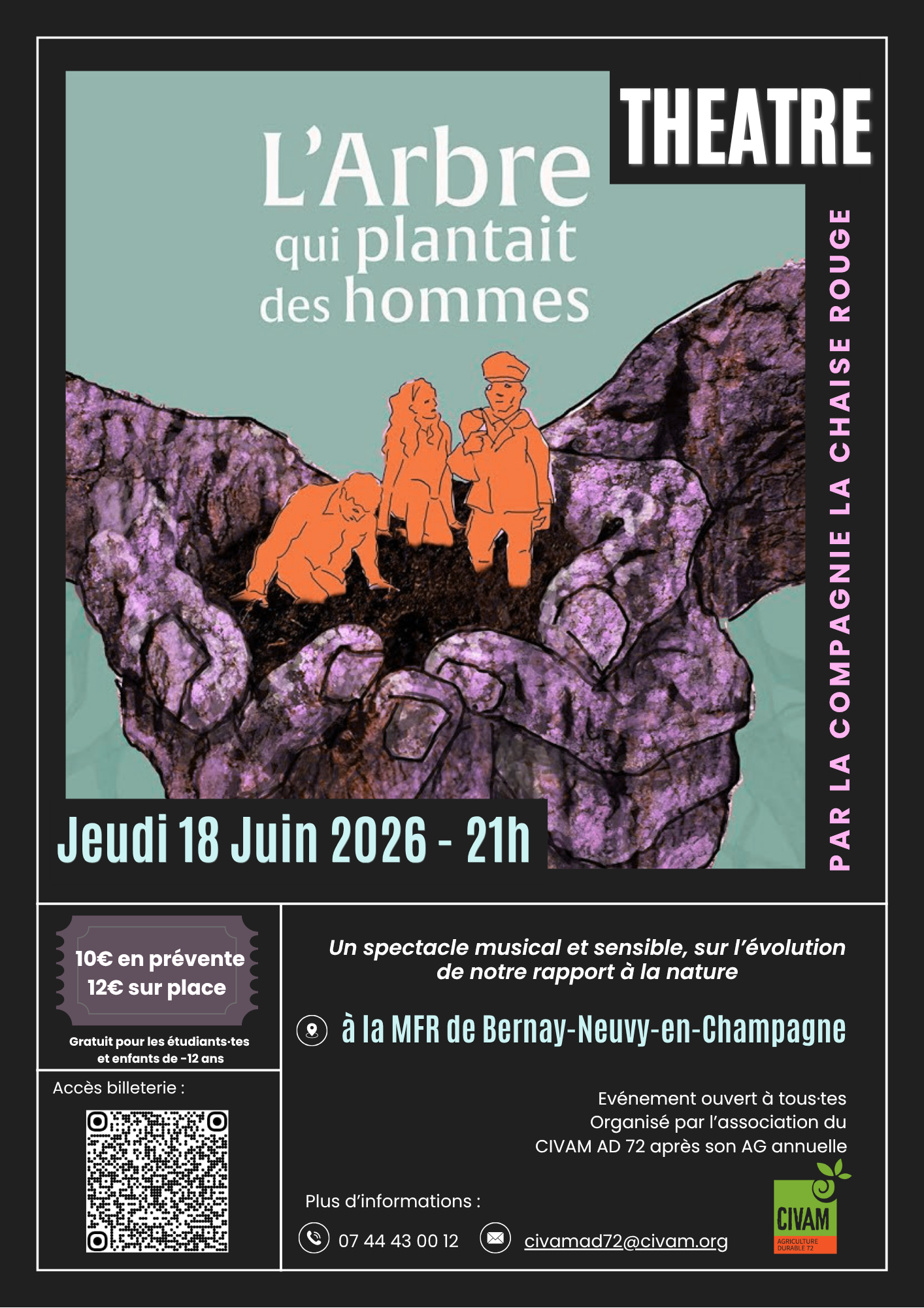 Spectacle « L’Arbre qui plantait des hommes »