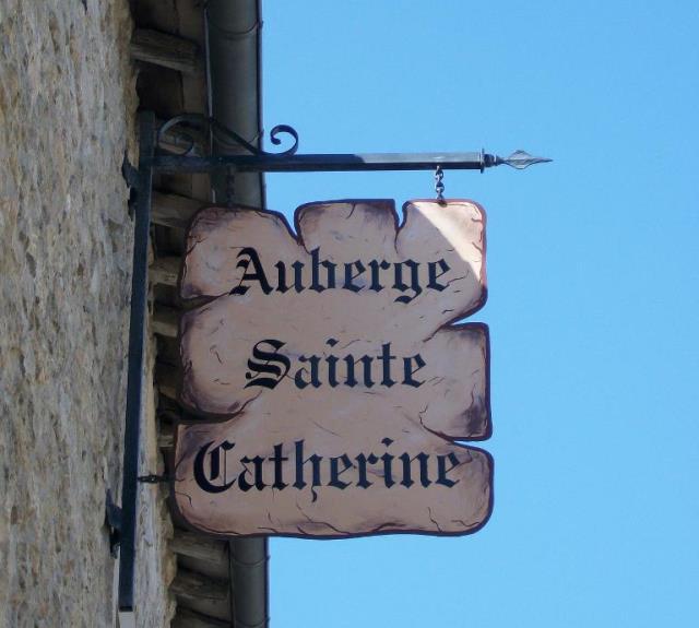 Auberge Sainte Catherine - enseigne