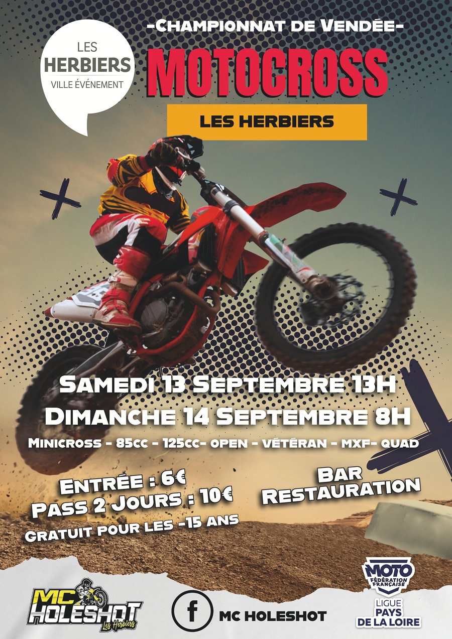 Calendrier Motocross Vendee 2024