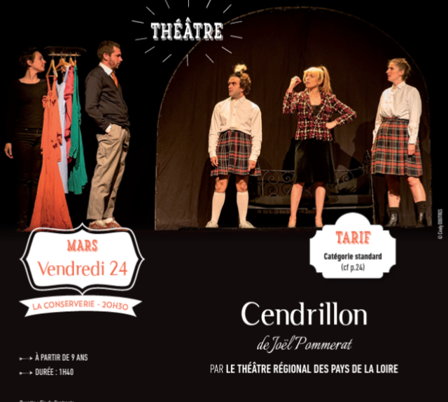 Cendrillon - théâtre - conserverie - 24 mars