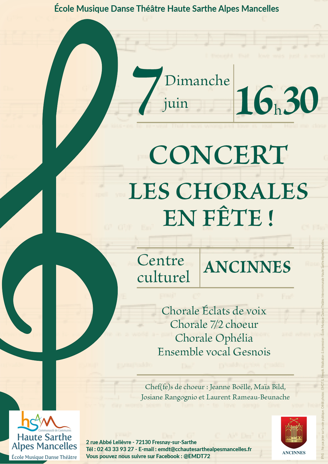 Concert « Les chorales en fête ! »