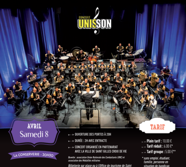 Concert Unisson - 8 avril
