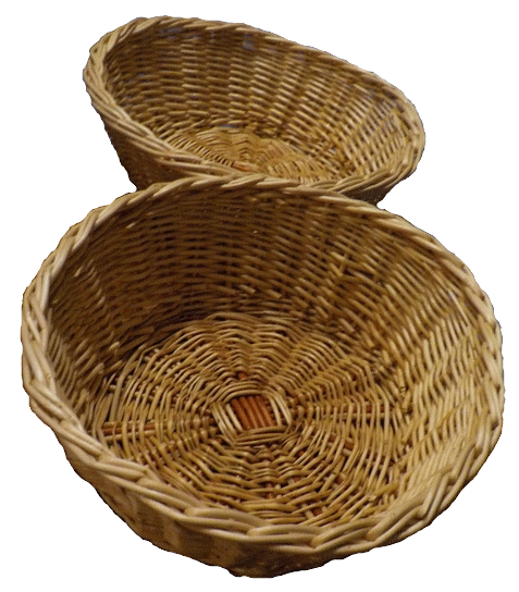 Création d’un panier rond: vannerie