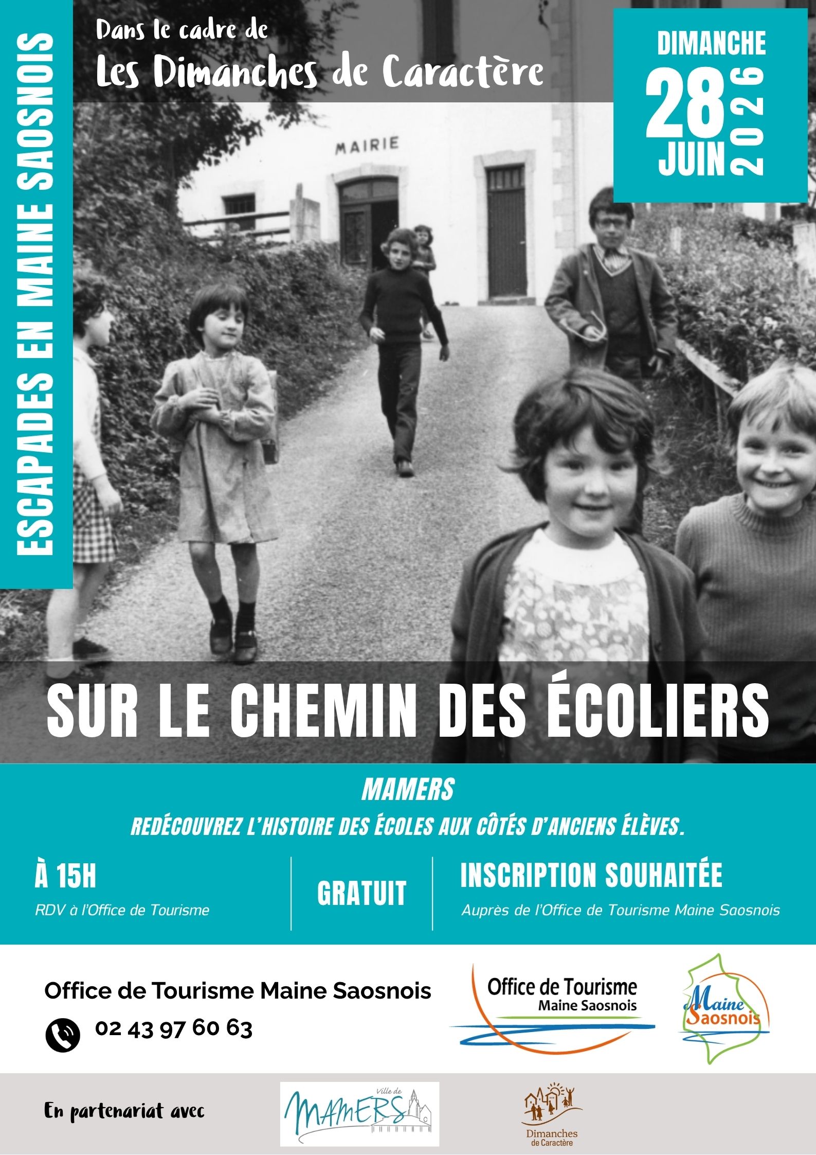 Dimanche de caractère « Sur le chemin des écoliers »