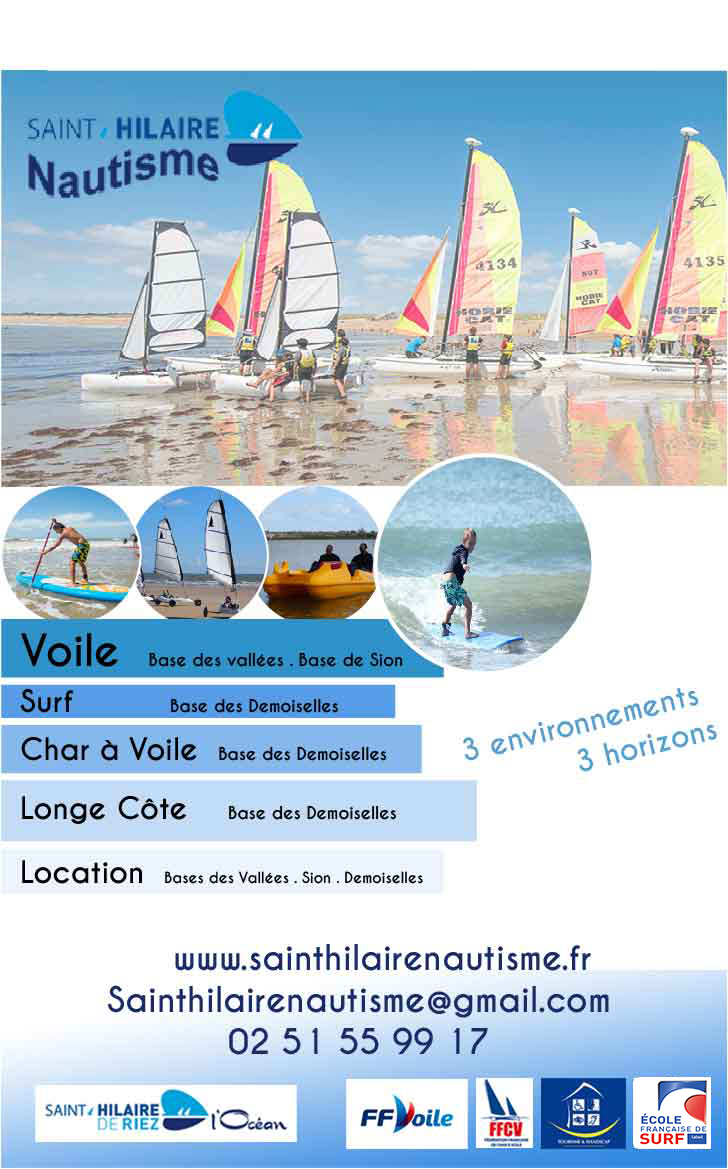 OT PAYS DE SAINT GILLES CROIX DE VIE ENCART ST HILAIRE NAUTISME 2019