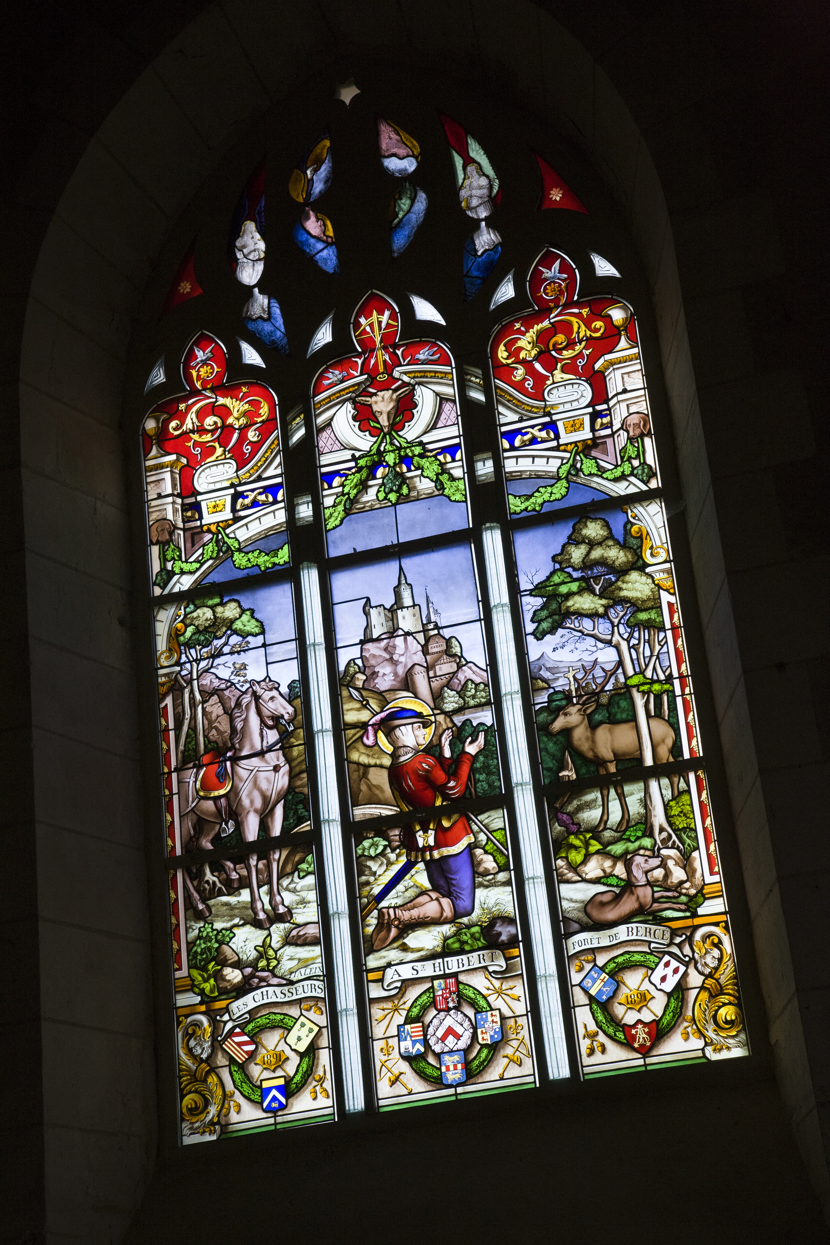 Sur la route des VITRAUX…Église de Marigné-Laillé puis la Chapelle du Rancher à Teloché