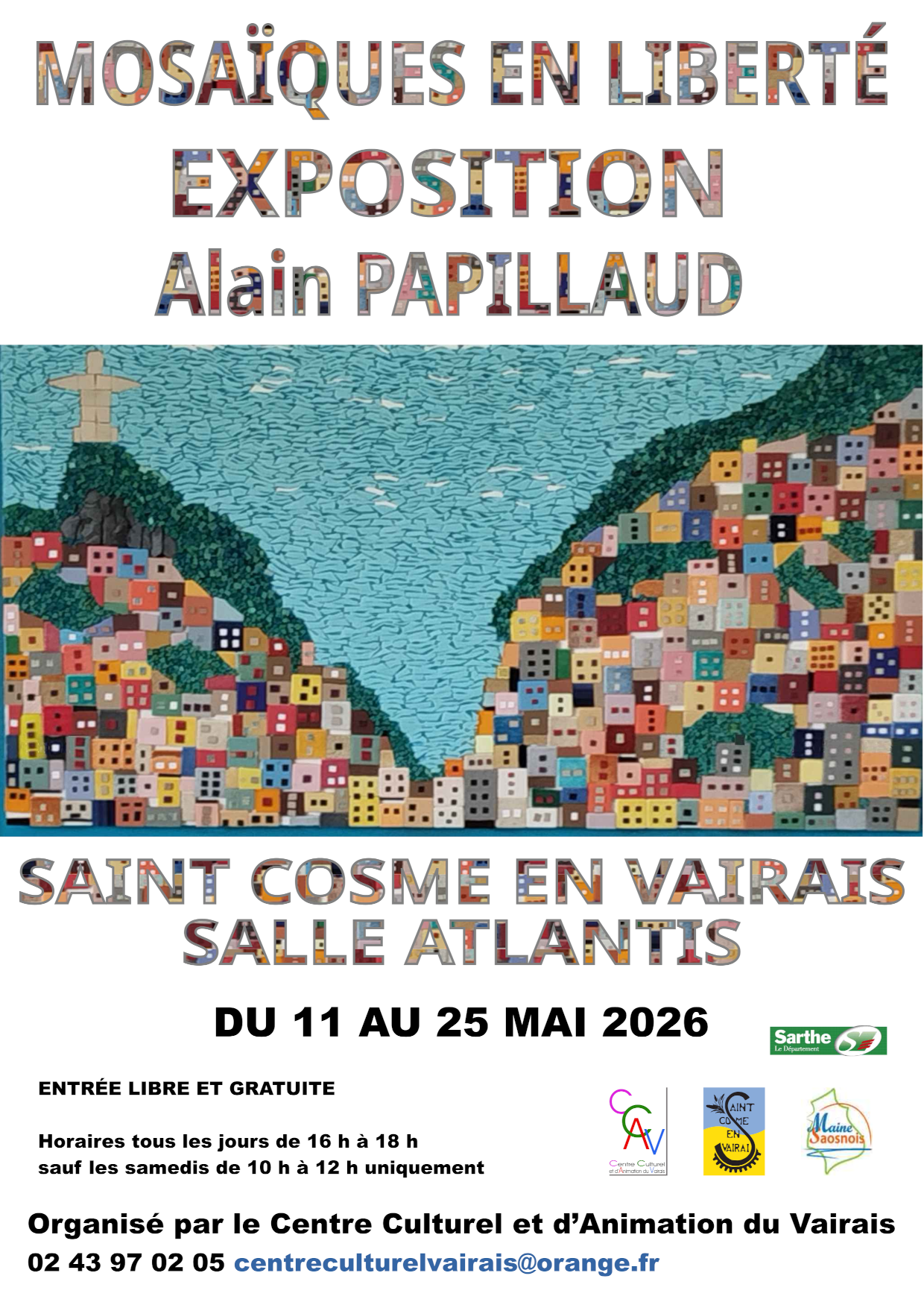 Exposition « Mosaïques en liberté » par Alain Papillaud