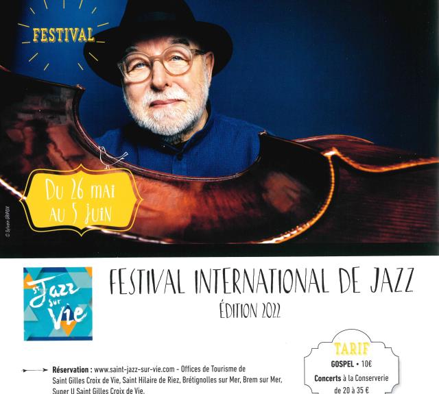 Festival international de Jazz - conserverie mai-juin 2022