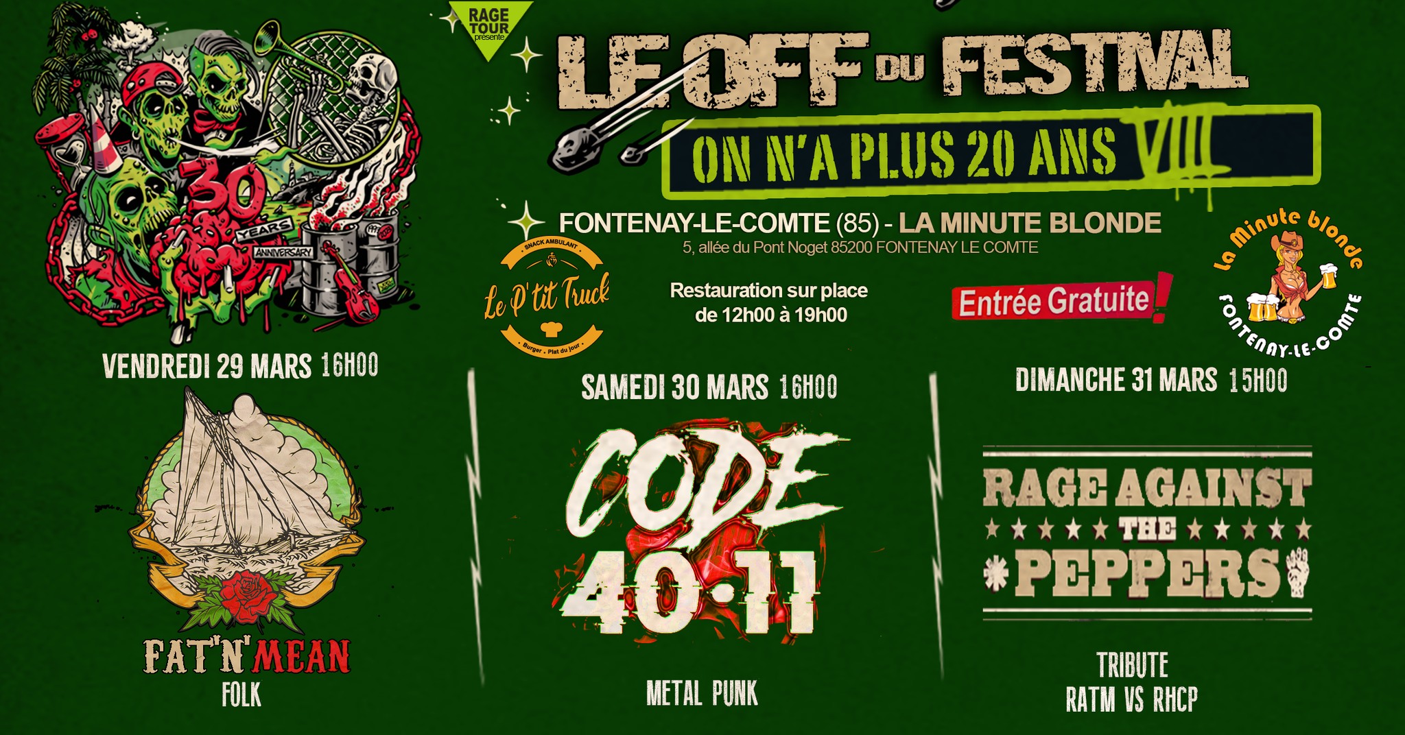 CONCERTS "OFF DU FESTIVAL ON N