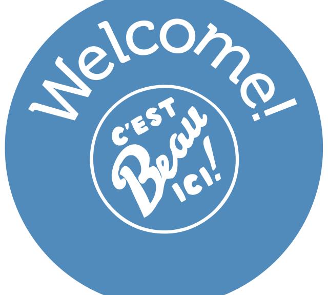 Logo Welcome c'est beau ici 2018-2020
