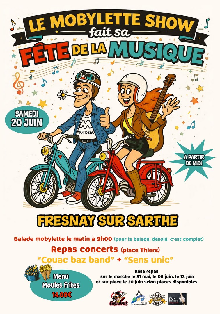 Le Mobylette Show fait sa Fête de la Musique