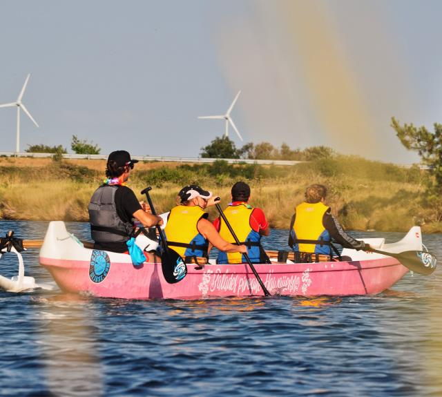 PIROGUE HAWAIIENNE OCTOPUS LES SABLES DOLONNE