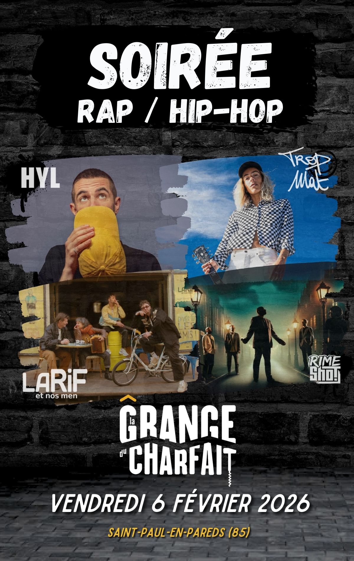 Soirée Rap / Hip-Hop - Saint Paul en Pareds