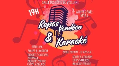 REPAS VENDEEN ET KARAOKE Le 9 nov 2024