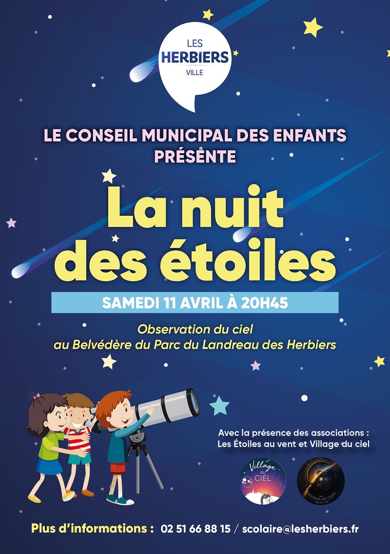 La Nuit des Etoiles - Observation du ciel - Les Herbiers