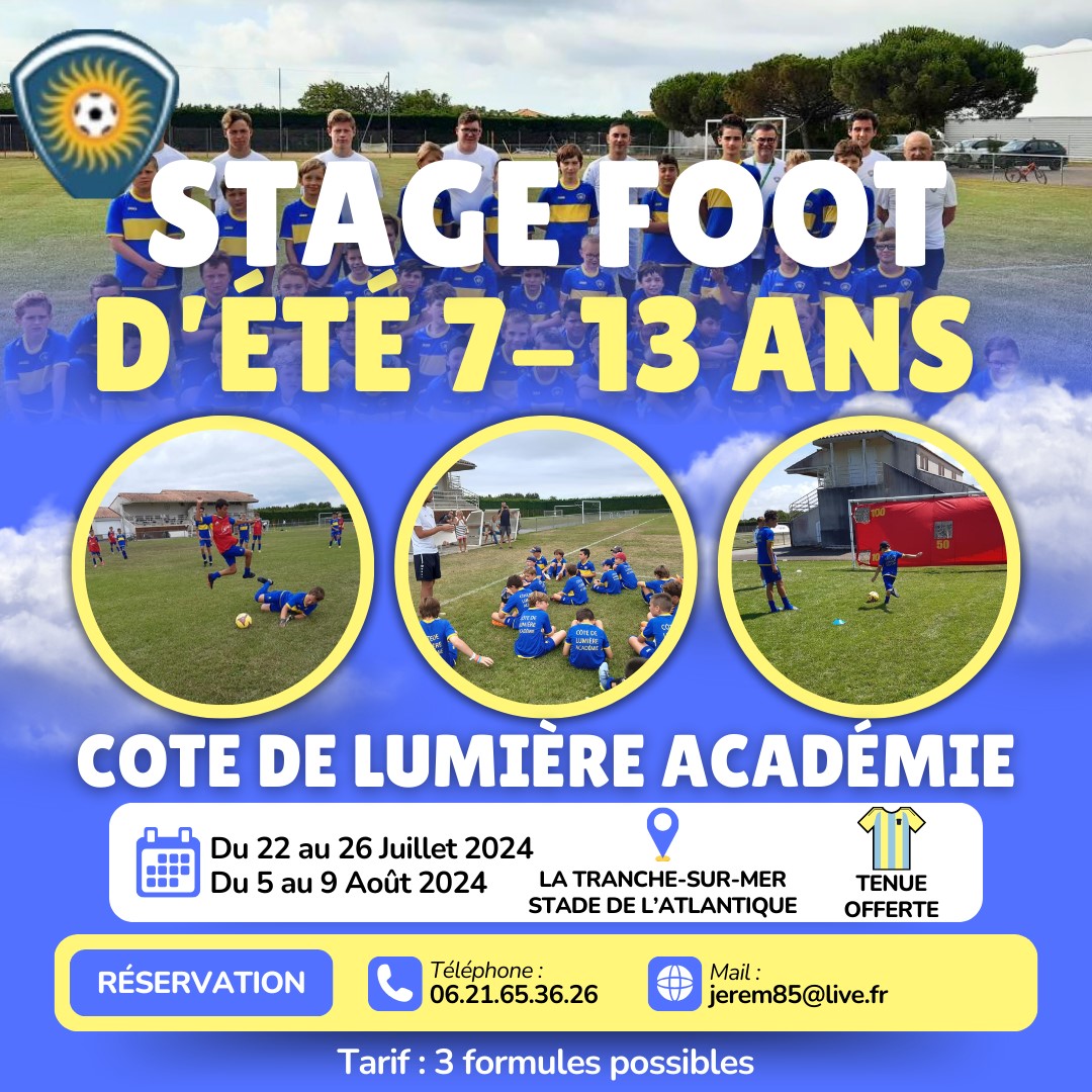 affiche stage été 2024