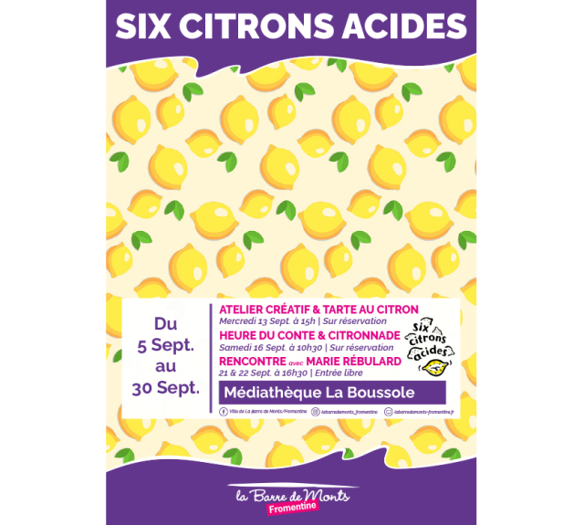 Exposition - Les éditions Six Citrons Acides