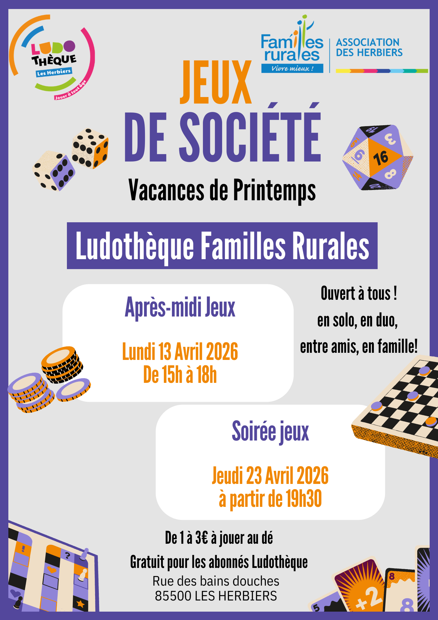 Jeux de société - Les Herbiers