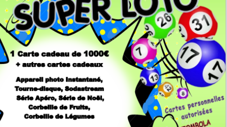 Super loto Le 30 nov 2024