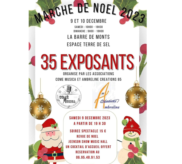 Marché de Noël de la Barre de Monts