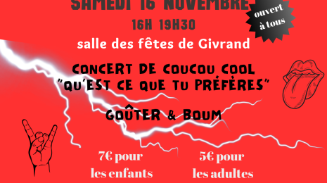 MINIS GIVRÉS PARTY - GIVRAND Le 16 nov 2024