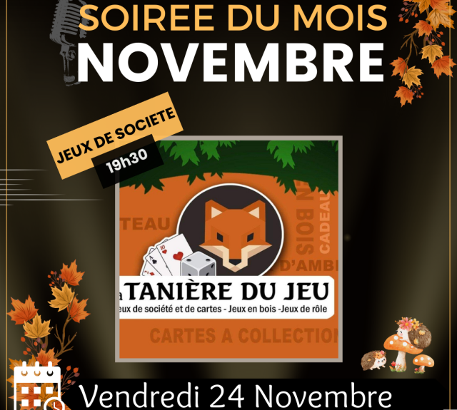 PROGRAMMATION NOVEMBRE - 3