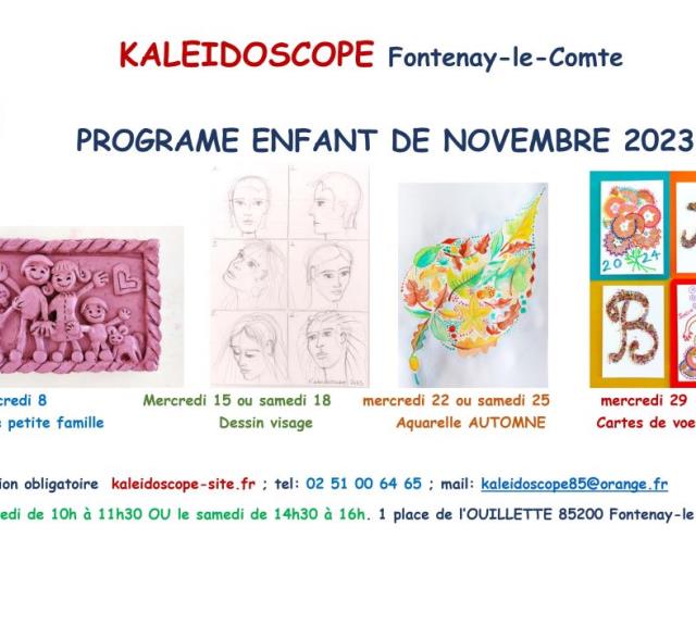 programme enfant de novembre