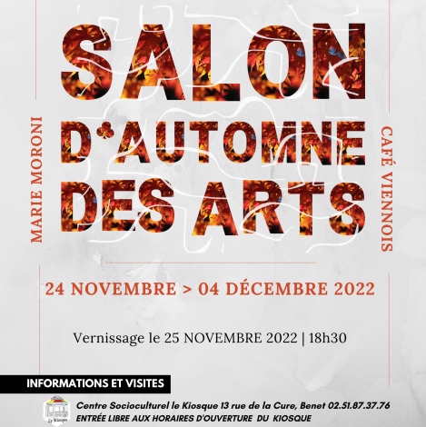 Affiche salon d'automne - salon d'automne 2022