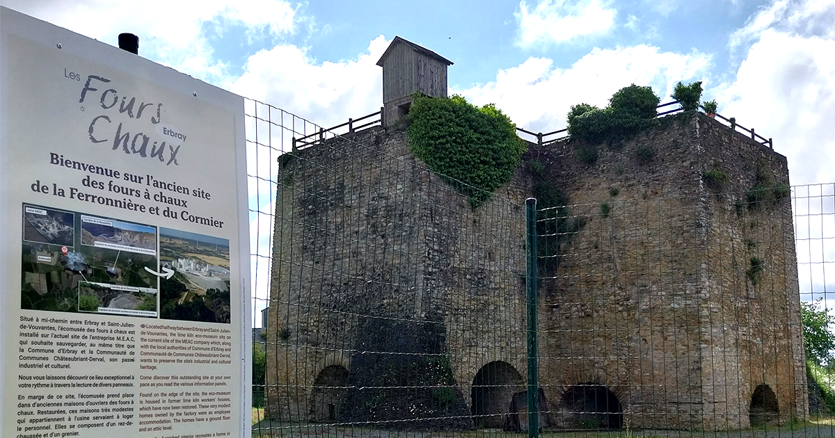 site des fours à chaux à Erbray