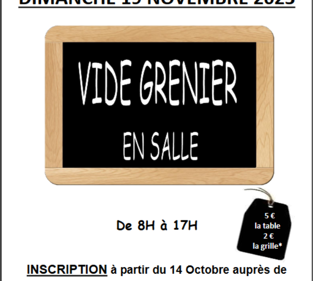 vide grenier