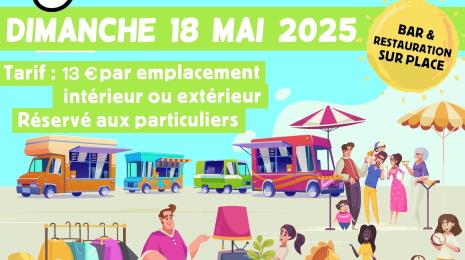 Vide-grenier Le 18 mai 2025